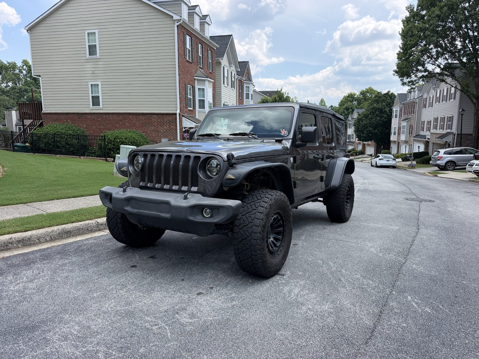 Detailed Jeep Wrangler, exterior finish